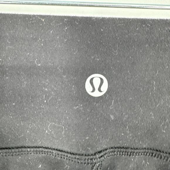 Lululemon Leggings 6 black wunder under full length athletic preppy workout yoga - Picture 5 of 6